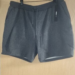 New Look Men's Dark Gray Athletic Shorts